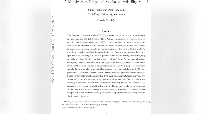 A Multivariate Graphical Stochastic Volatility Model