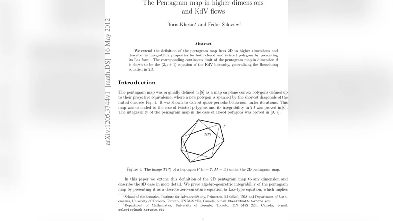 The Pentagram map in higher dimensions and KdV flows