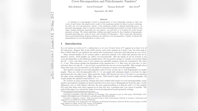 Cover-Decomposition and Polychromatic Numbers