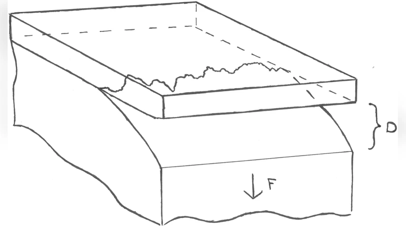 A model for stable interfacial crack growth