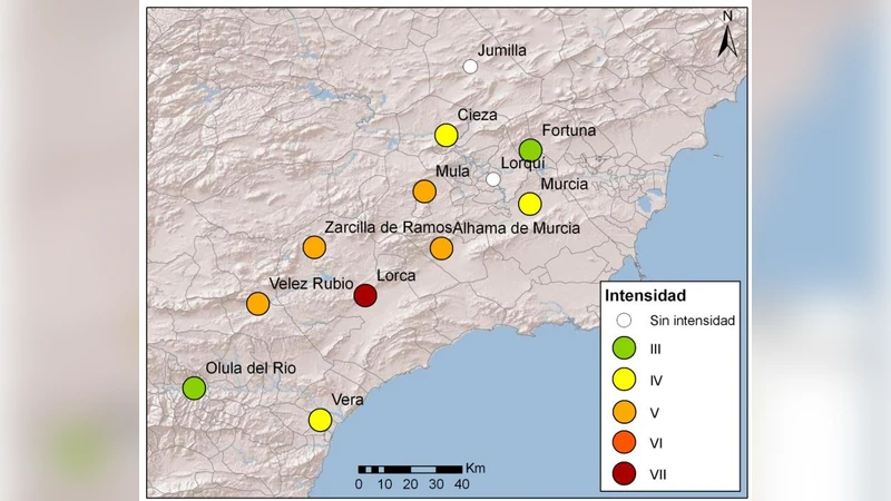 Analisis de los parametros de los acelerogramas registrados en los   seismos de Lorca, de interes para la Ingenieria