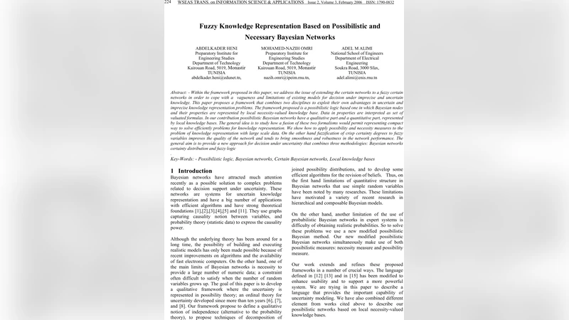 Fuzzy Knowledge Representation Based on Possibilistic and Necessary   Bayesian Networks