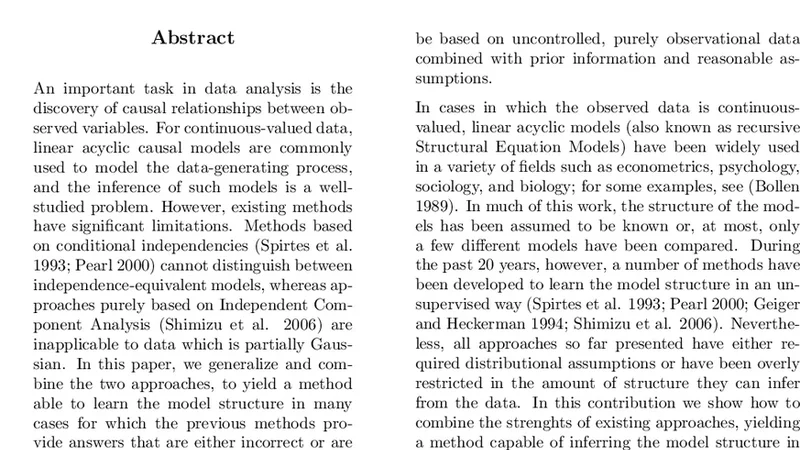 Causal discovery of linear acyclic models with arbitrary distributions