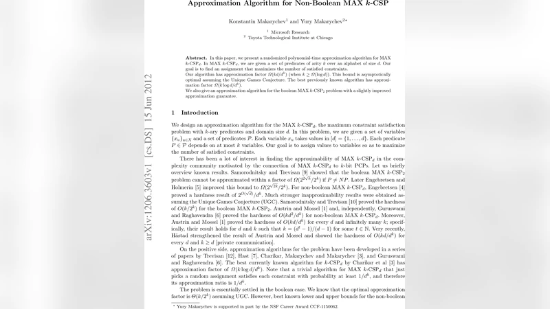 Approximation Algorithm for Non-Boolean MAX k-CSP