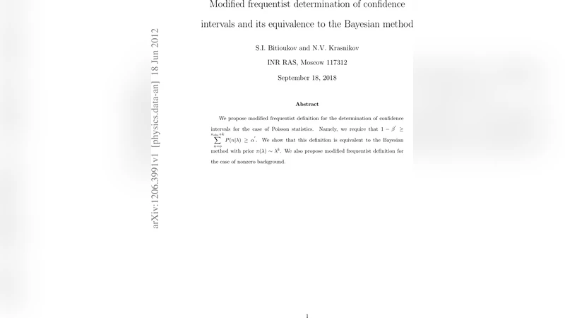 On the relation between frequentist and Bayesian approaches for the case   of Poisson statistics