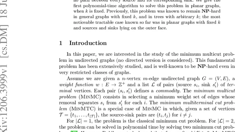 A polynomial-time algorithm for planar multicuts with few source-sink   pairs