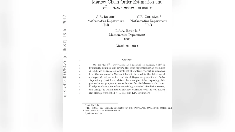 Markov Chain Order Estimation and Relative Entropy