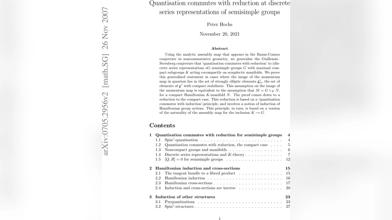 Quantisation commutes with reduction at discrete series representations   of semisimple groups