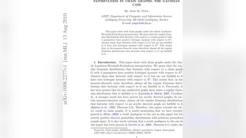 Faithfulness in Chain Graphs: The Gaussian Case