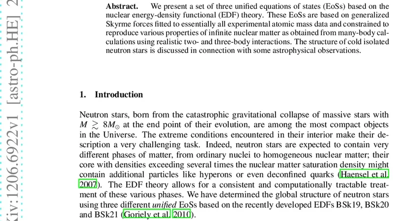 Structure of neutron stars with unified equations of state