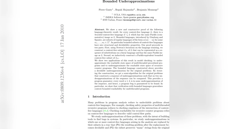 Bounded Underapproximations