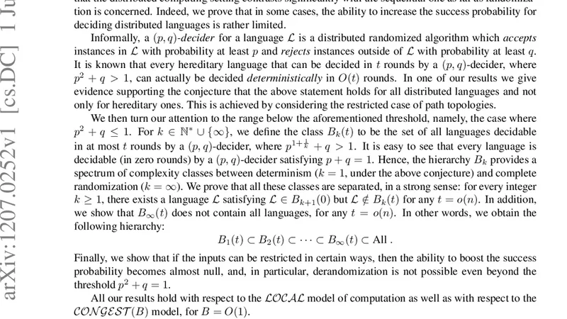 Randomized Distributed Decision