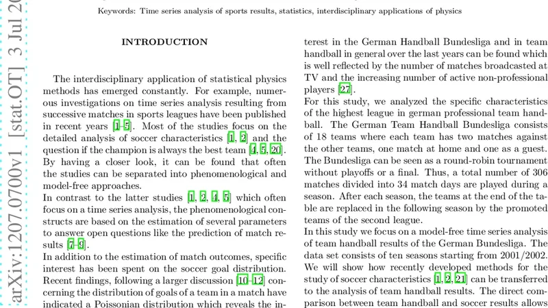 A statistical view on team handball results: home advantage, team   fitness and prediction of match outcomes