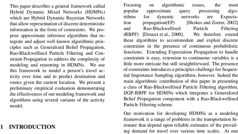 Modeling Transportation Routines using Hybrid Dynamic Mixed Networks