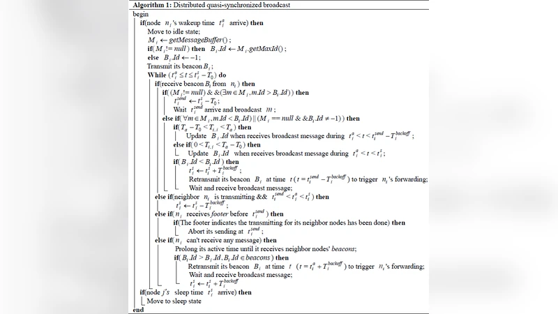 DQSB: A Reliable Broadcast Protocol Based on Distributed   Quasi-Synchronized Mechanism for Low Duty-Cycled Wireless Sensor Networks