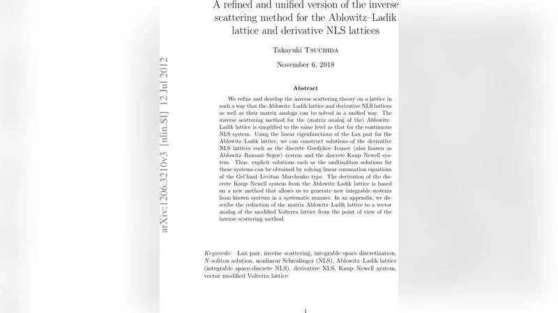A refined and unified version of the inverse scattering method for the   Ablowitz-Ladik lattice and derivative NLS lattices