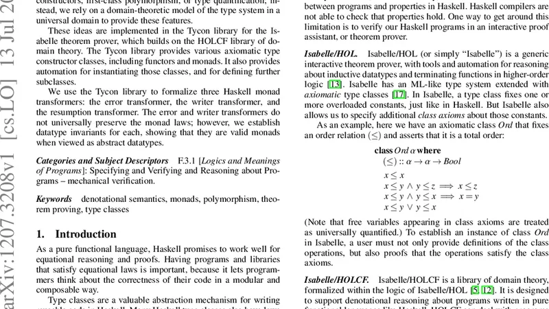 Formal Verification of Monad Transformers