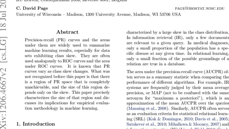 Unachievable Region in Precision-Recall Space and Its Effect on   Empirical Evaluation