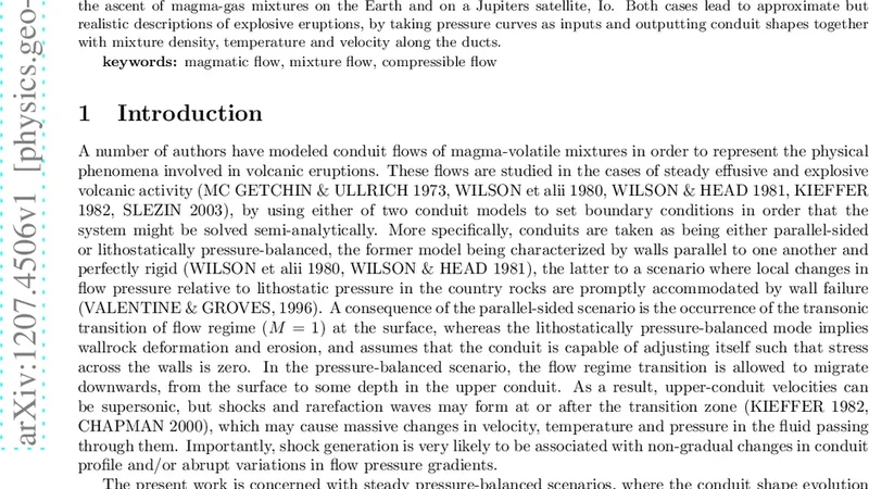 A model for steady flows of magma-volatile mixtures