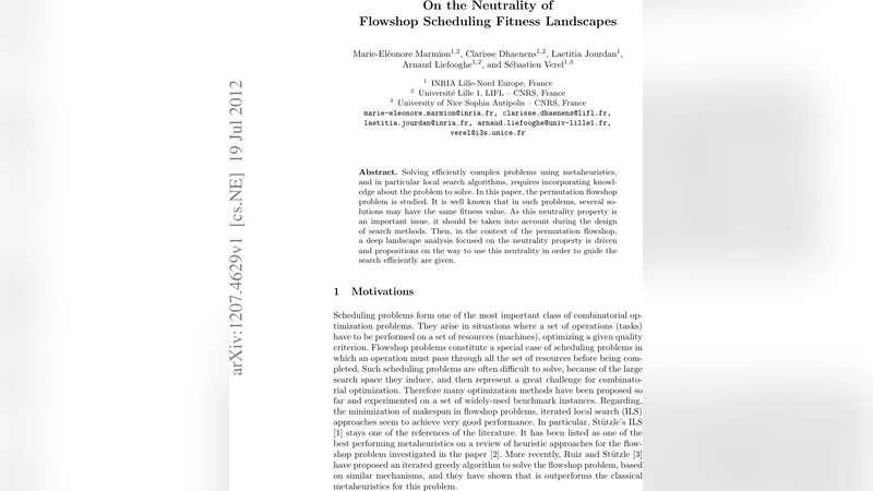 On the Neutrality of Flowshop Scheduling Fitness Landscapes