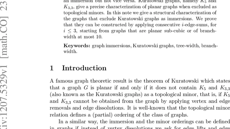 Forbidding Kuratowski Graphs as Immersions
