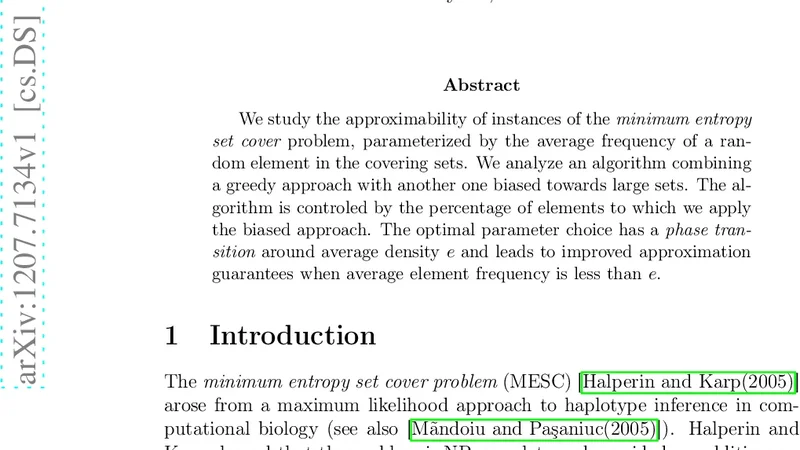 Improved approximation algorithms for low-density instances of the   Minimum Entropy Set Cover Problem