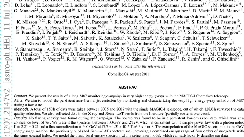 MAGIC observations of the giant radio galaxy M87 in a low-emission state   between 2005 and 2007