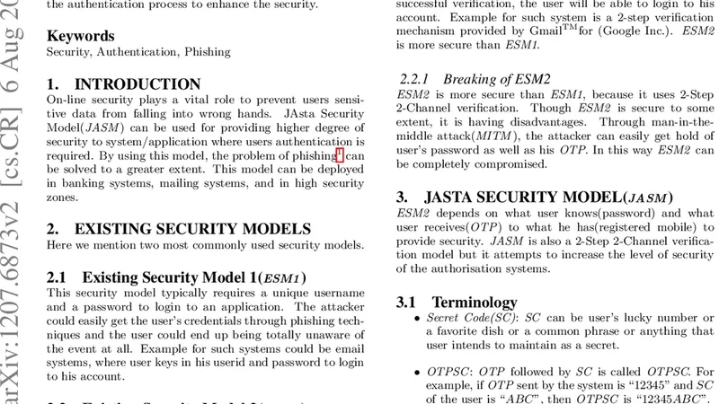 JASF: Jasta Security Framework