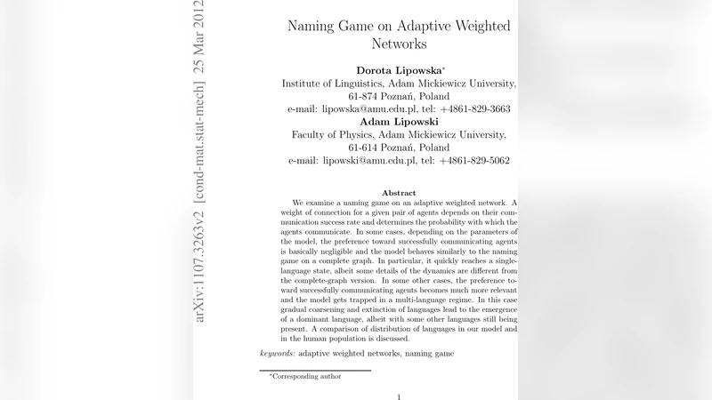 Naming Game on Adaptive Weighted Networks