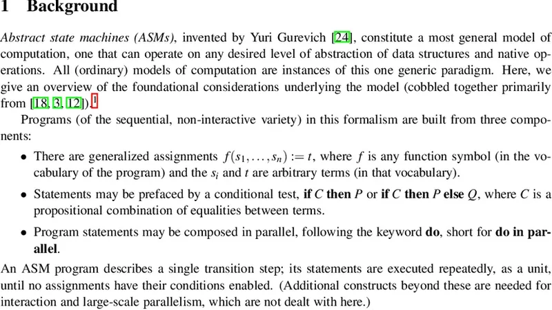 The Generic Model of Computation