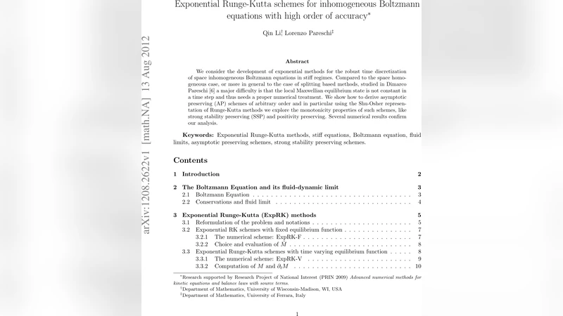 Exponential Runge-Kutta schemes for inhomogeneous Boltzmann equations   with high order of accuracy