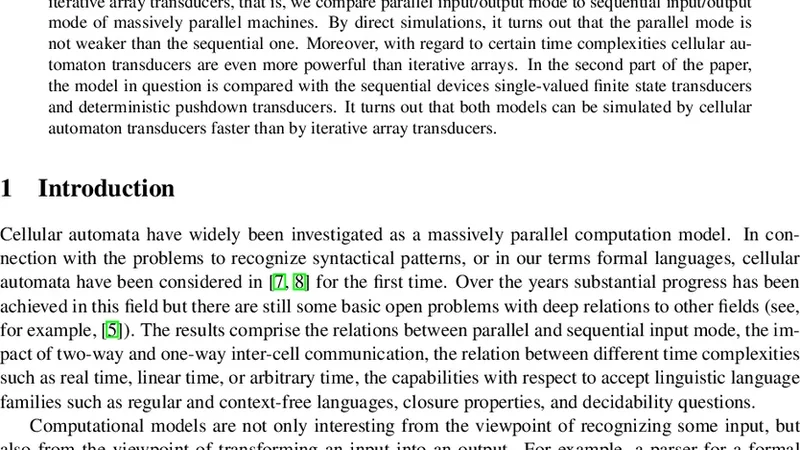 Transductions Computed by One-Dimensional Cellular Automata