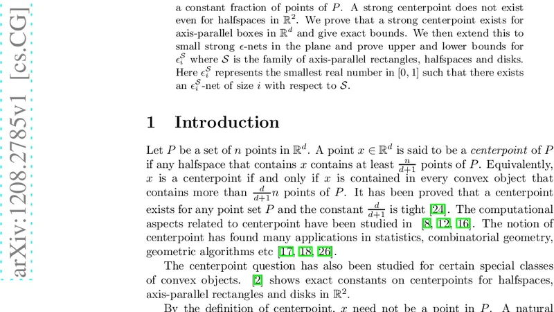 Small Strong Epsilon Nets