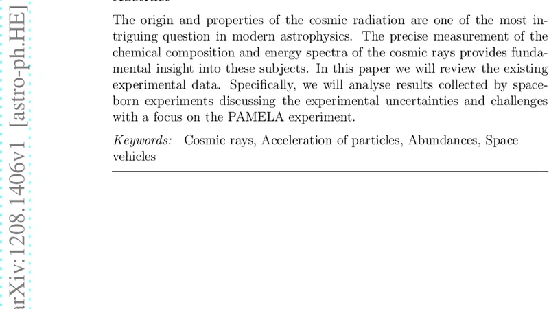 Chemical Composition of Galactic Cosmic Rays with Space Experiments