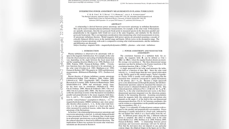 Interpreting Power Anisotropy Measurements in Plasma Turbulence