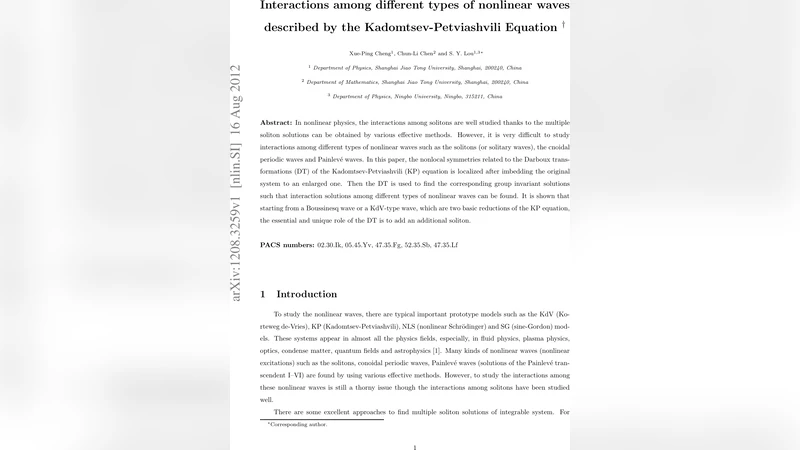 Interactions among different types of nonlinear waves described by the   Kadomtsev-Petviashvili Equation