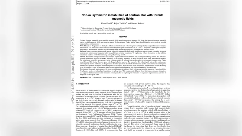 Non-axisymmetric instabilities of neutron star with toroidal magnetic   fields