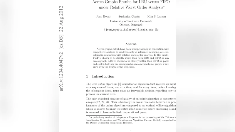 Access Graphs Results for LRU versus FIFO under Relative Worst Order   Analysis