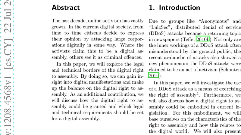 Hacktivists: Cyberterrorists or Online Activists?