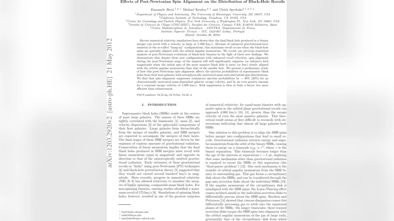 Effects of post-Newtonian Spin Alignment on the Distribution of   Black-Hole Recoils