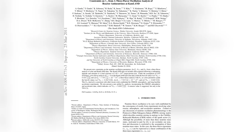 Constraints on $theta_{13}$ from A Three-Flavor Oscillation Analysis of   Reactor Antineutrinos at KamLAND