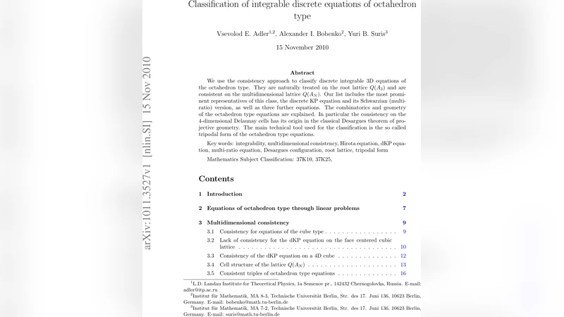 Classification of integrable discrete equations of octahedron type