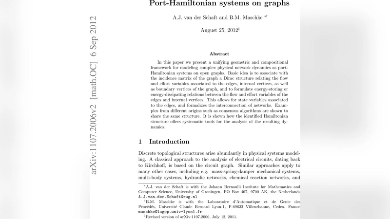 Port-Hamiltonian systems on graphs