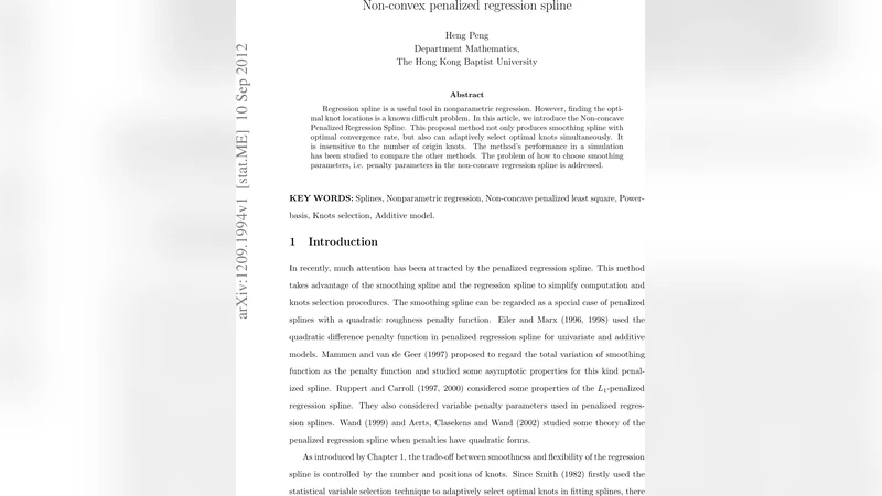 Nonconcave Penalized Spline