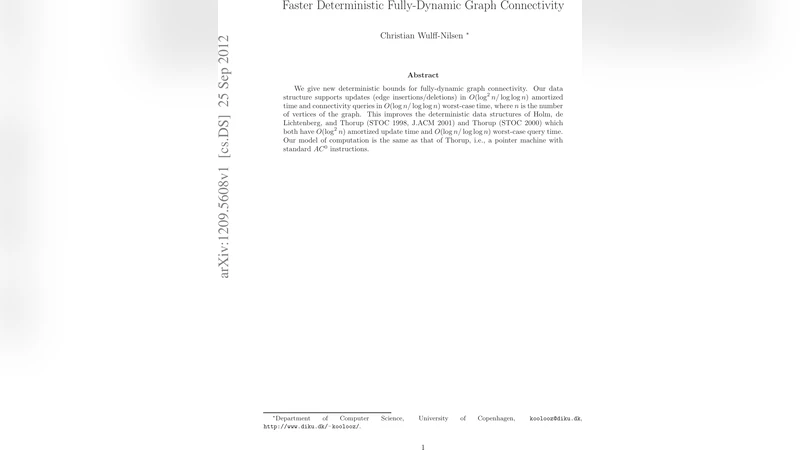Faster Deterministic Fully-Dynamic Graph Connectivity