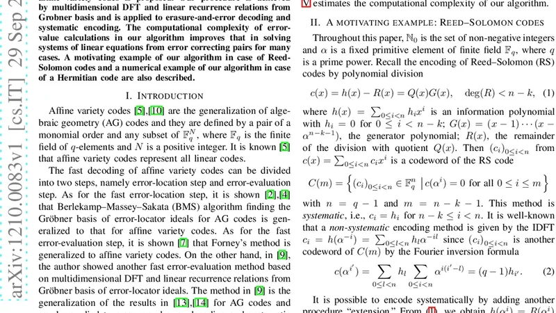 Decoding a Class of Affine Variety Codes with Fast DFT