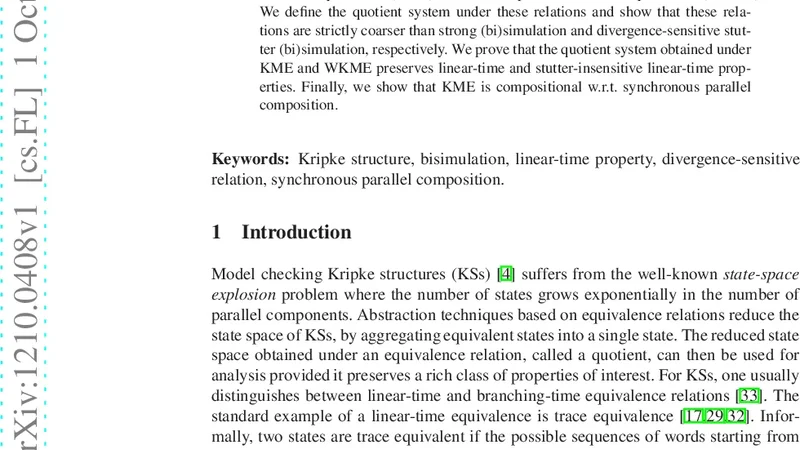 A Two Step Perspective for Kripke Structure Reduction
