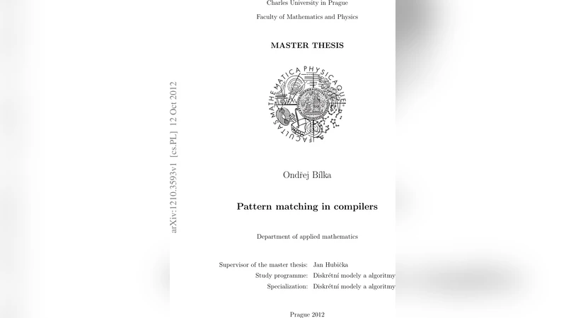 Pattern matching in compilers