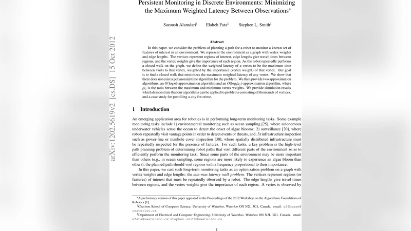 Persistent Monitoring in Discrete Environments: Minimizing the Maximum   Weighted Latency Between Observations