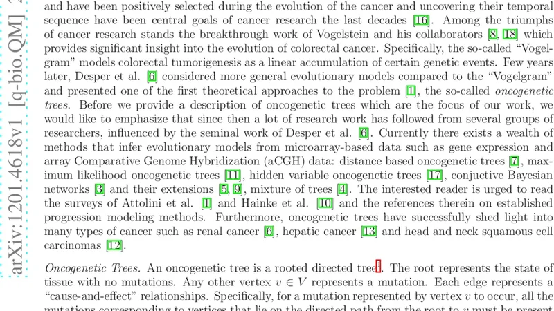 Perfect Reconstruction of Oncogenetic Trees
